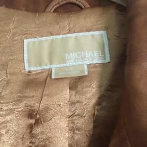 Micheal Kors studded leather jacket